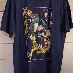 "Purple Heroics: My Hero Academia Tee - Unleash Your Power!"